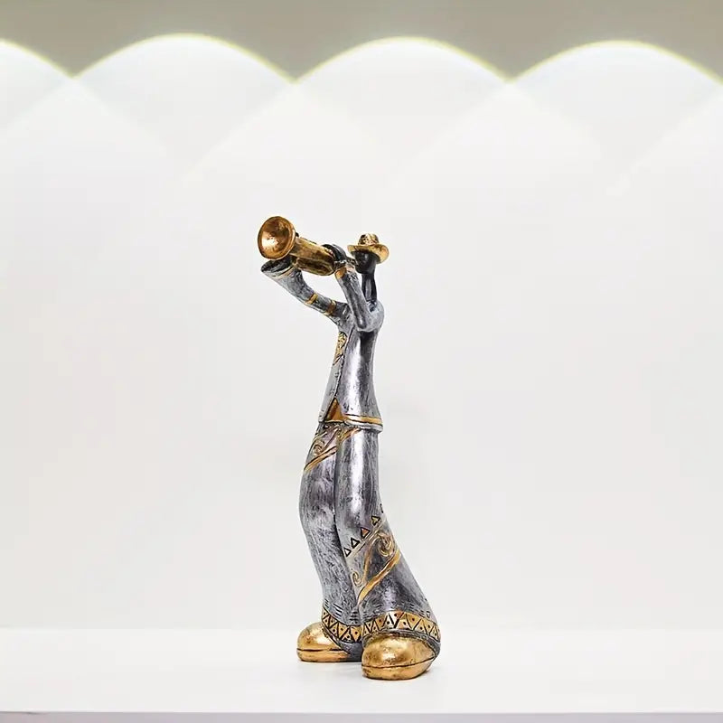 Variant image for Jazz Vibes - Handmade Abstract Jazz Ensemble Statues for Unique Home Decor-1