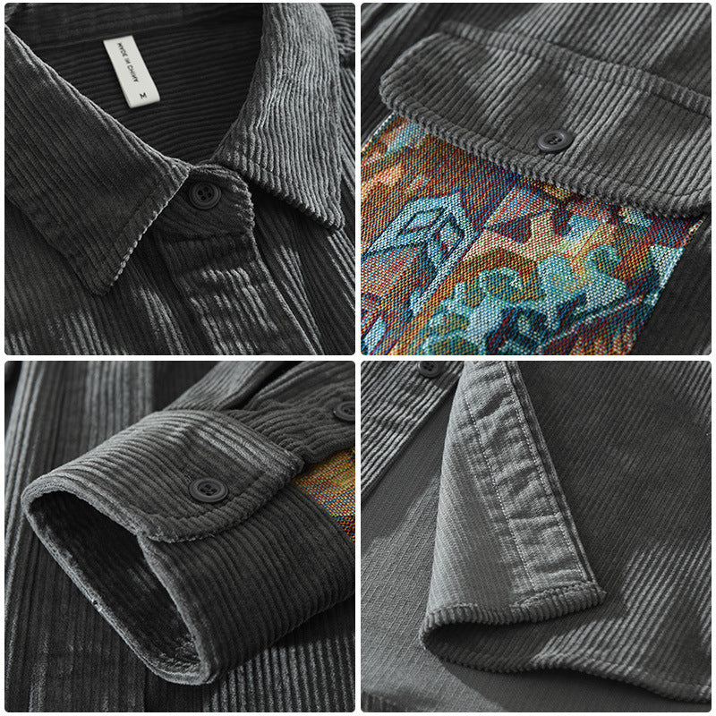 Jake – Vintage-Inspired Men's Cotton Shirt