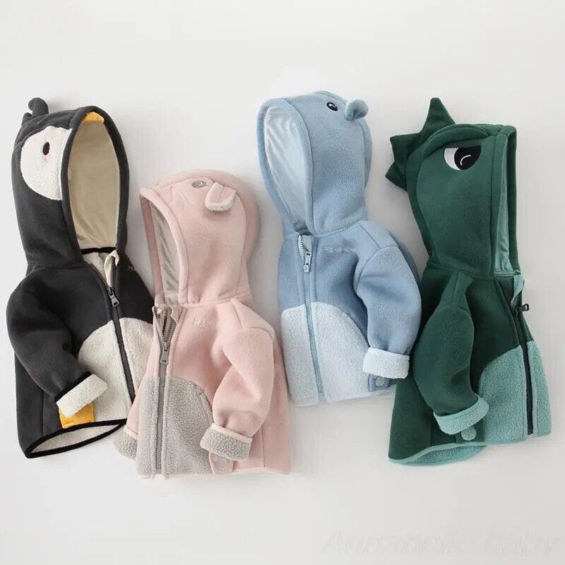 SNUGGLY STYLES - Cartoon Animal Baby Jacket