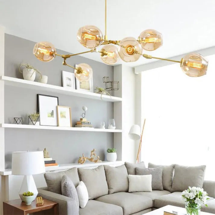 StellaLume - Modern Glass Chandelier