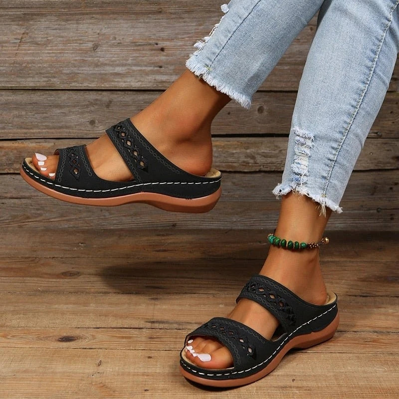 Women's Orthopedic Breathable Slip‑On Sandals