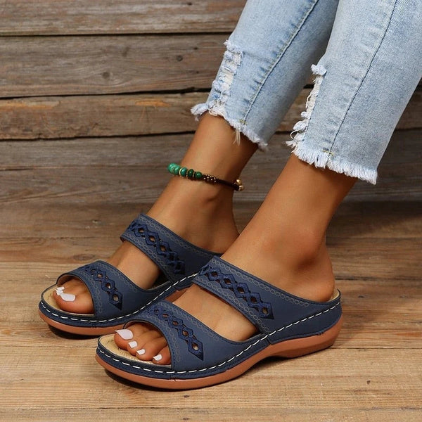 Women's Orthopedic Breathable Slip‑On Sandals