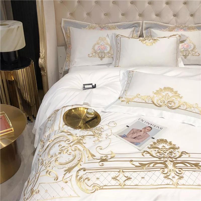 Luxurious Duvet Cover Set - 1000 TC Egyptian Cotton, Elegant Design for King Size-4