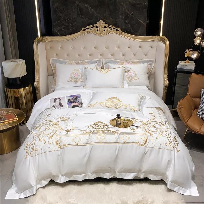 Luxurious Duvet Cover Set - 1000 TC Egyptian Cotton, Elegant Design for King Size-3