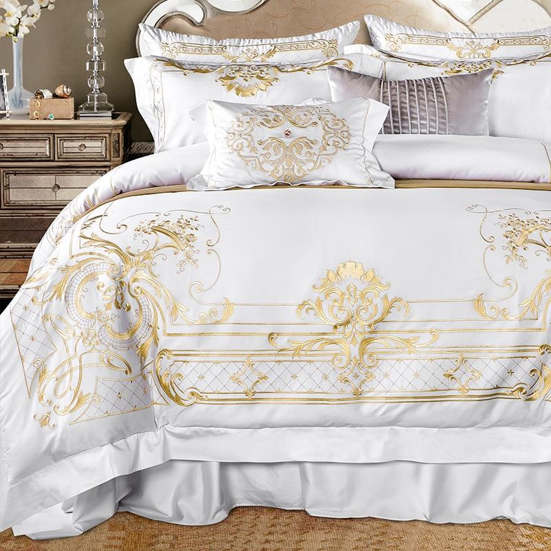 Variant image for Luxurious Duvet Cover Set - 1000 TC Egyptian Cotton, Elegant Design for King Size-1