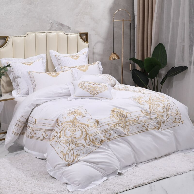 Luxurious Duvet Cover Set - 1000 TC Egyptian Cotton, Elegant Design for King Size-6