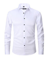 Erik - Casual Men's Stretch Shirt