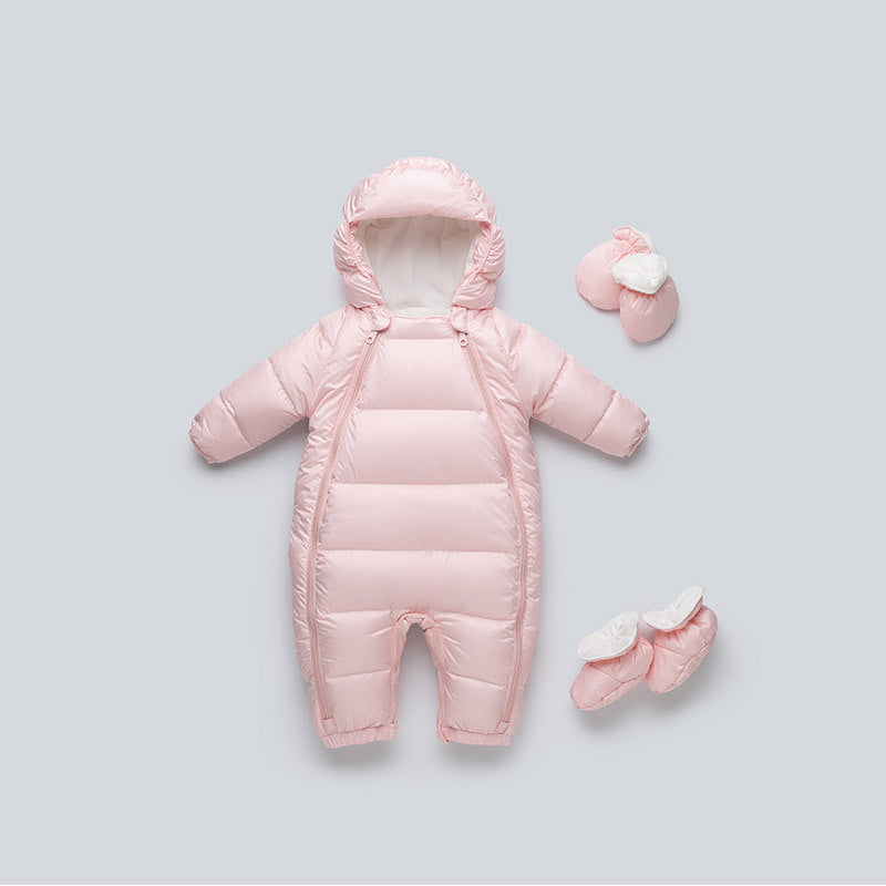 SNUGGLESUIT – Cozy Baby Down Jacket Jumpsuit