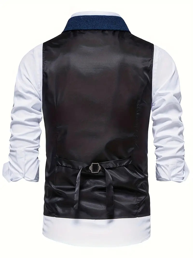 Niklas – Stylish Herringbone Men's Blazer