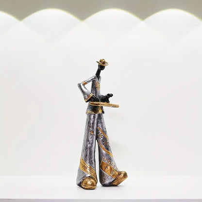 Variant image for Jazz Vibes - Handmade Abstract Jazz Ensemble Statues for Unique Home Decor-5