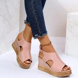 Solea - Women's Stylish Wedge Sandals
