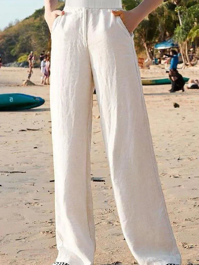 Noya – Lightweight High-Waisted Women's Pants