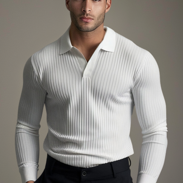 Milo – Men's Relaxed Open-Collar Shirt