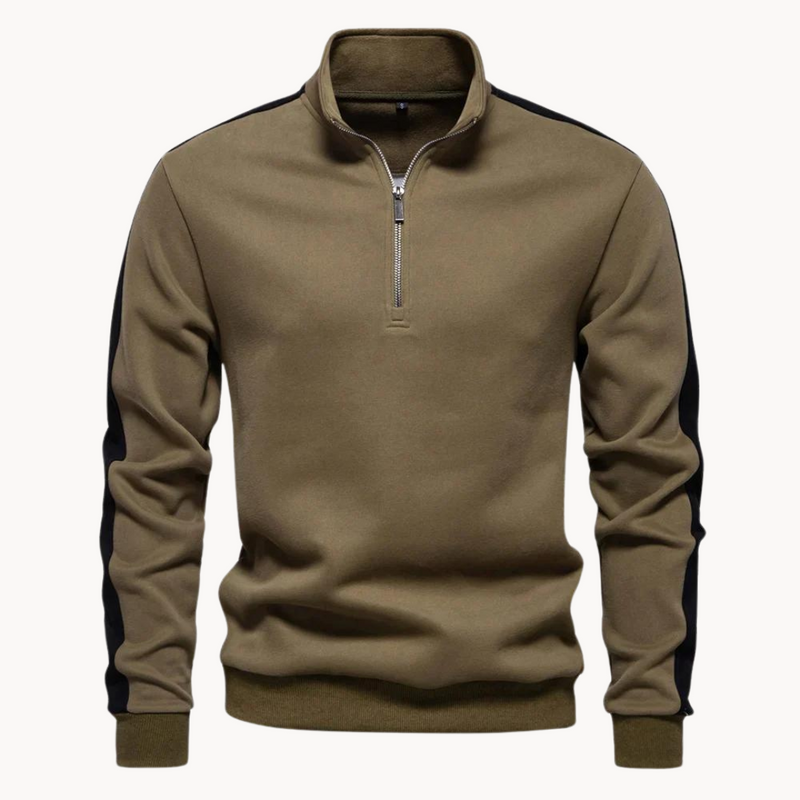 Bruno – Casual Quarter-Zip Men's Pullover