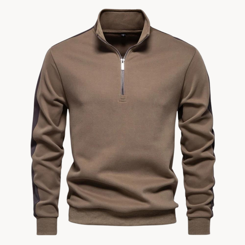 Bruno – Casual Quarter-Zip Men's Pullover