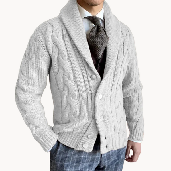 Noah – Men’s Knit Scarf Cardigan