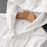 Liano – Casual Men’s Linen Shirt Hoodie