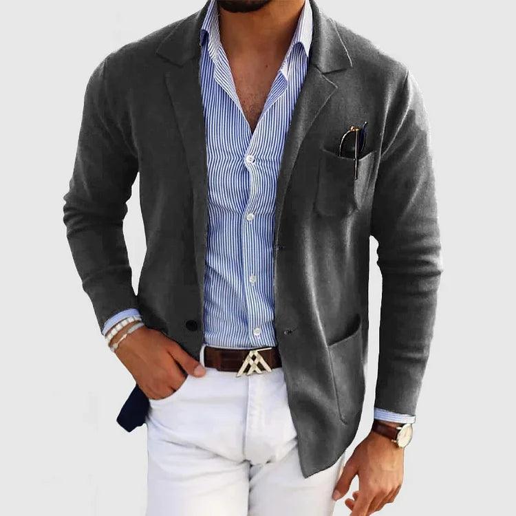 Benno – Men's Knit Cardigan with Button Closure