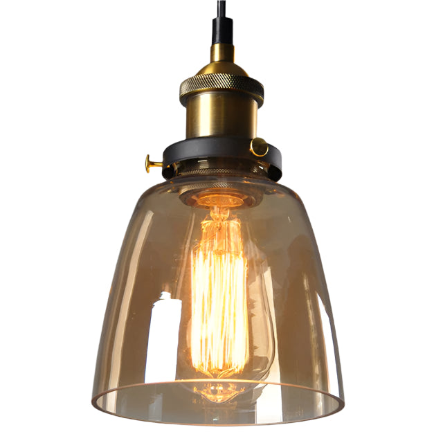 LuxGlow - Vintage-Inspired Glass Pendant Light