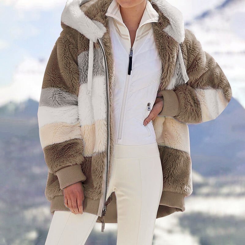 Lumière Luxe – Women's Cozy Lamb Wool Padded Coat