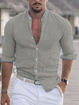 Luca – Lightweight Casual Men's Button-Up Shirt