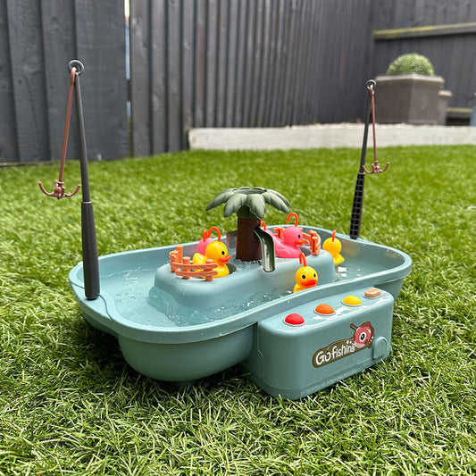 SplashCatch – Interactive Duck Fishing Game with Flowing Water