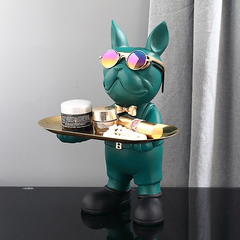 LumiBulldog – Playful French Bulldog Statue with Chic Design