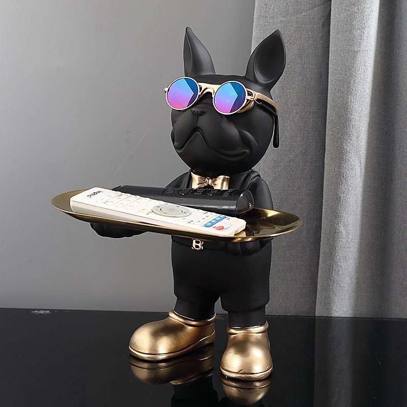 LumiBulldog – Playful French Bulldog Statue with Chic Design