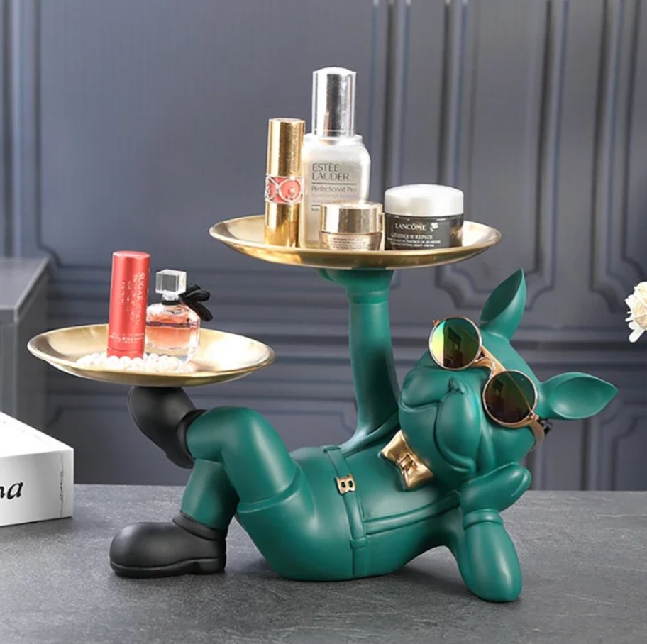 LumiBulldog – Playful French Bulldog Statue with Chic Design