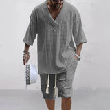 2 Set for men with shorts and short -sleeved shirt 5