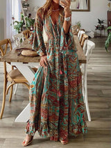 Velanora – Breezy Boho Women's Maxi Dress