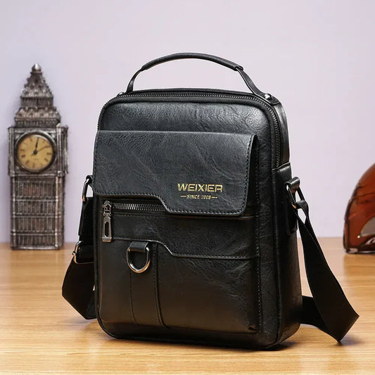 Variant image for Luxe Black Leather Crossbody Bag for Women - Elegant Design & Adjustable Strap-1