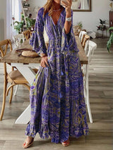 Velanora – Breezy Boho Women's Maxi Dress