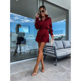 Women's Top & Skirt Two-Piece Set