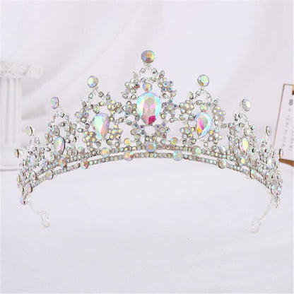 Crown gold | Quality gold color crystal crown 4