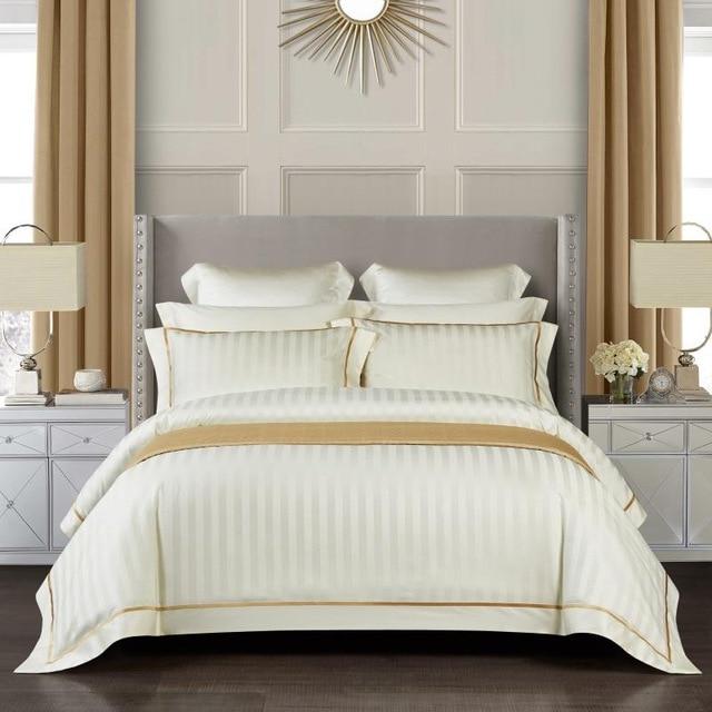 Variant image for Luxurious 1200-Thread-Count Egyptian Cotton Duvet Cover Set - White King-1
