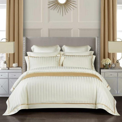 Variant image for Luxurious 1200-Thread-Count Egyptian Cotton Duvet Cover Set - White King-1
