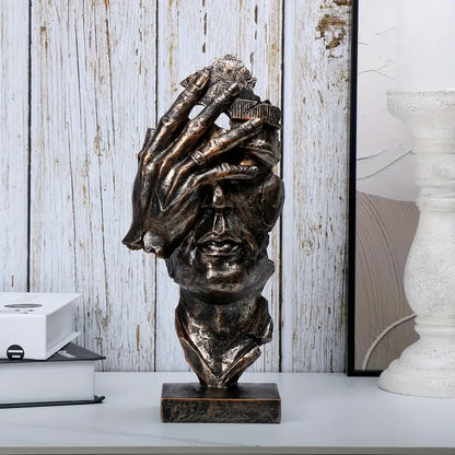 Variant image for AurisElegance - Handcrafted Luxury Decorative Statue in Bronze, Gold, Sandstone-7