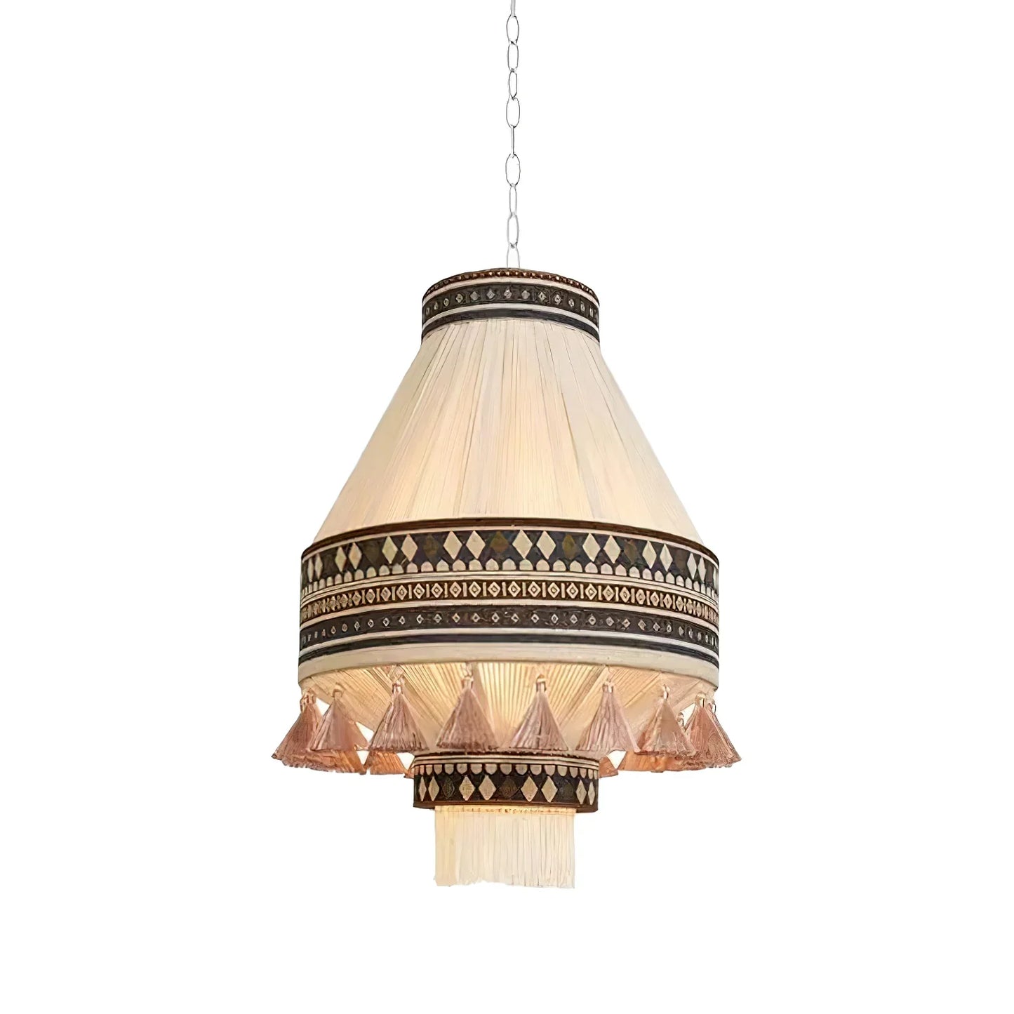 LumaBoho - Chic Bohemian Fringe Pendant Light