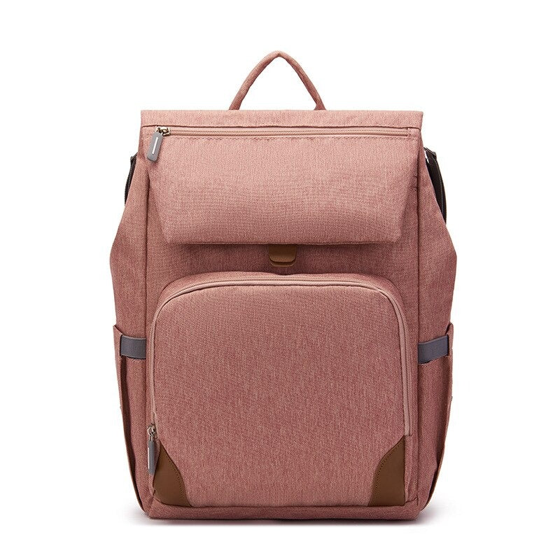 Expandable Diaper Bag Backpack Large Capacity Baby Travel Bed