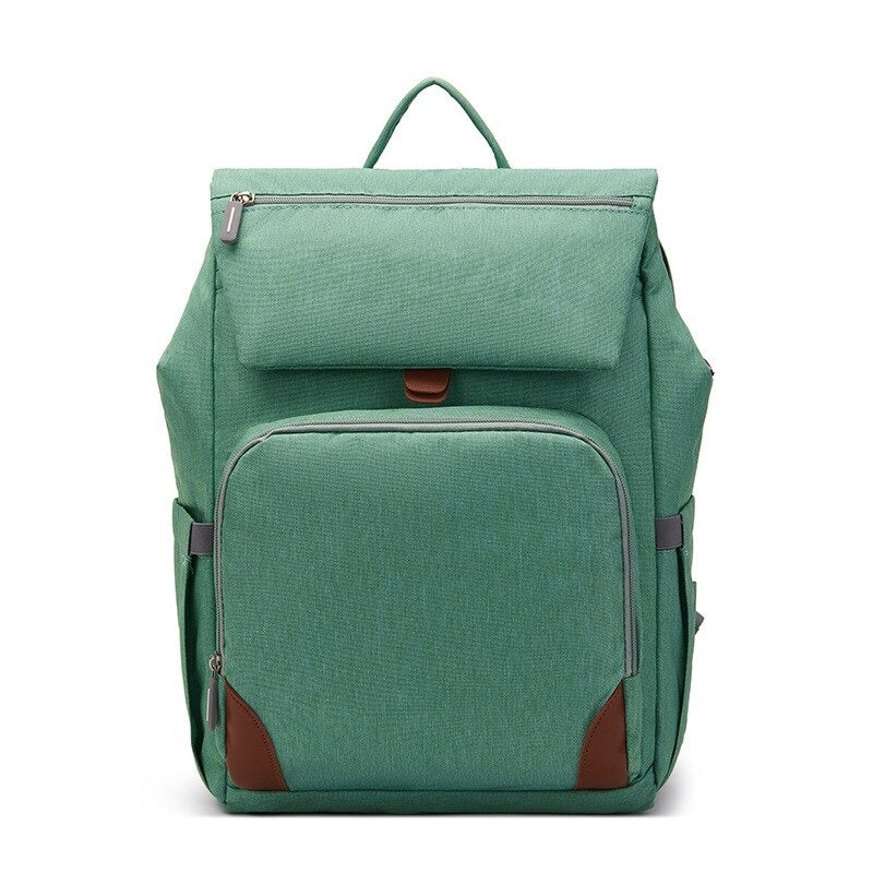 Expandable Diaper Bag Backpack Large Capacity Baby Travel Bed