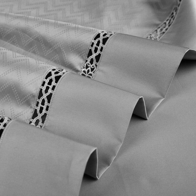 Luxurious Monogram Duvet Cover King Set - 1000 TC Egyptian Cotton Bedding-5