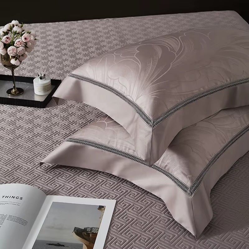Ombre Paisley Duvet Cover Set - Luxurious Cotton Bed Covers for King Size-3