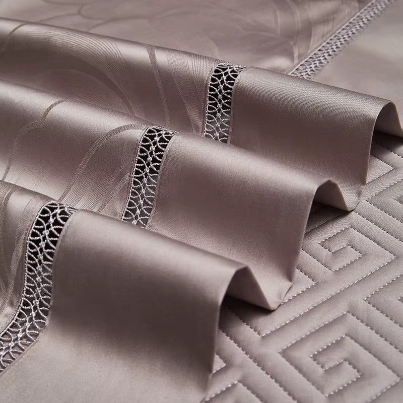 Ombre Paisley Duvet Cover Set - Luxurious Cotton Bed Covers for King Size-5