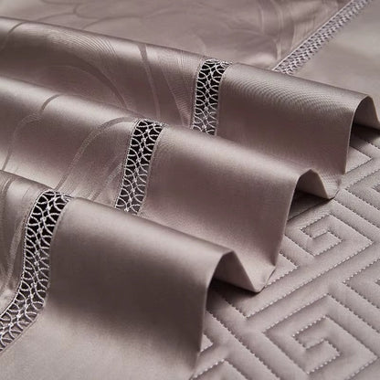 Ombre Paisley Duvet Cover Set - Luxurious Cotton Bed Covers for King Size-5