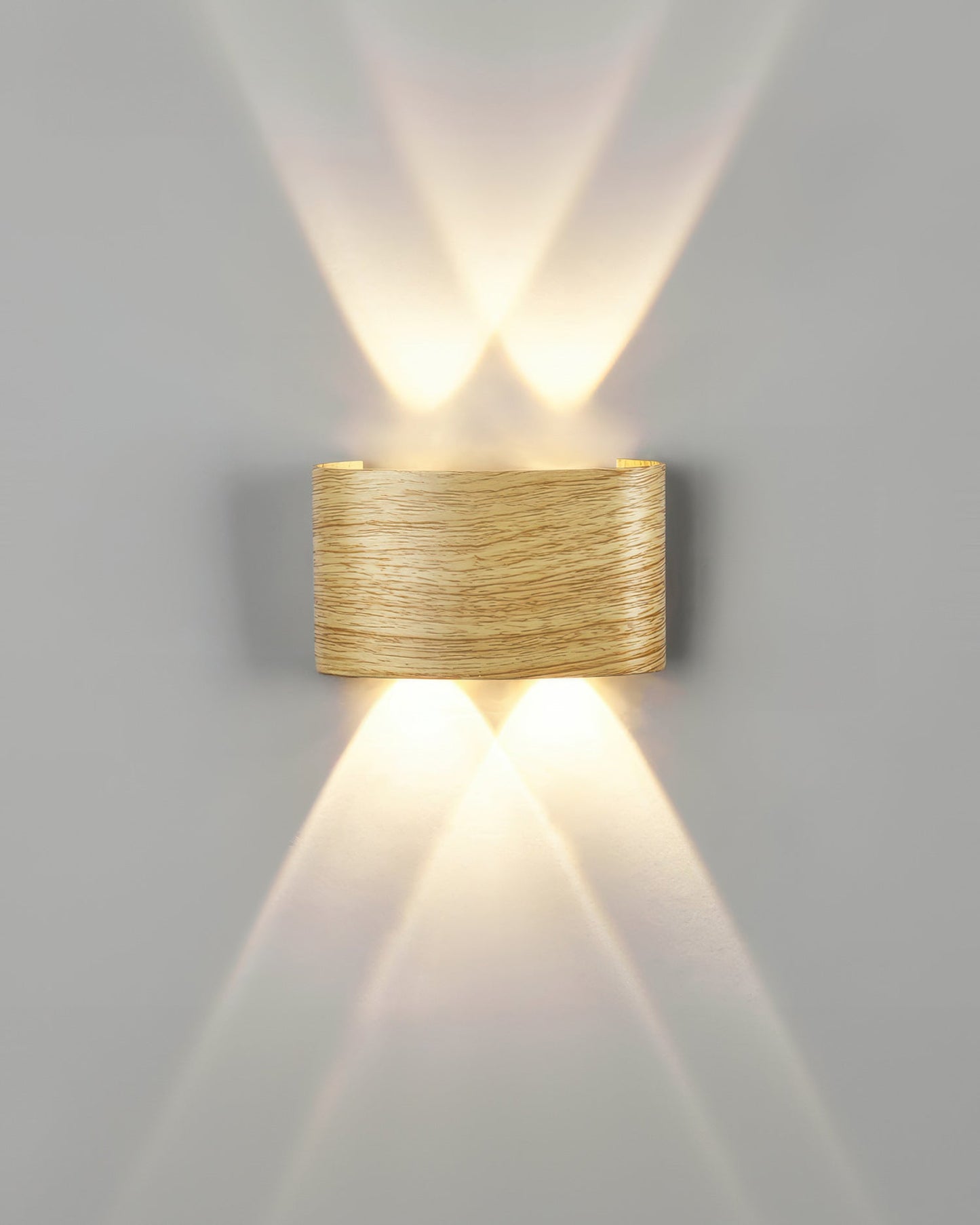 LumiCraft – Wall Lamp with Wood Grain Finish