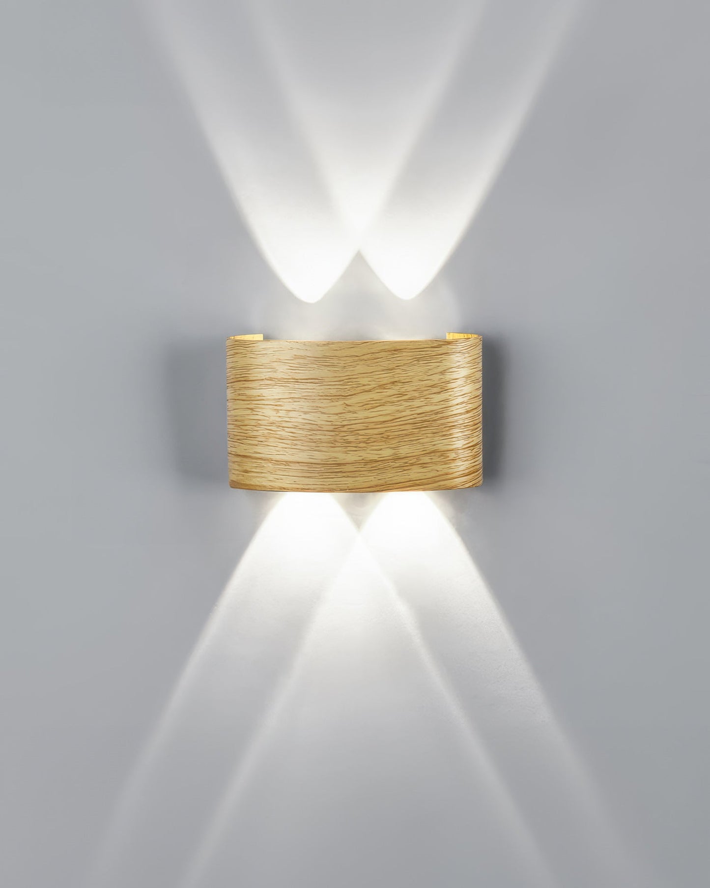 LumiCraft – Wall Lamp with Wood Grain Finish