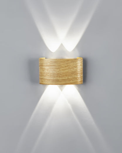 LumiCraft – Wall Lamp with Wood Grain Finish