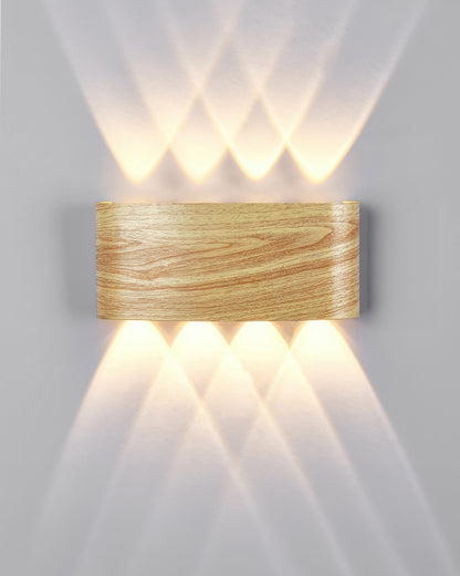 LumiCraft – Wall Lamp with Wood Grain Finish