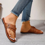 Women's Orthopedic Leather Sandals with Comfortable Fit